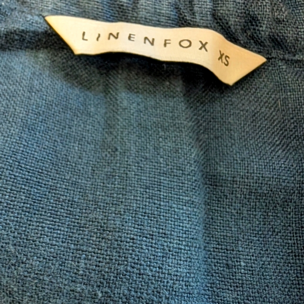 Linenfox Jumanji Skirt in Navy Blue - Picture 4 of 4